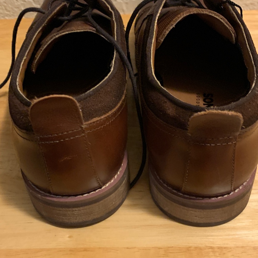 Sonoma  Goods For Life Men's Freer Oxford Shoes Cognac Brown Size 9M - Picture 7 of 8